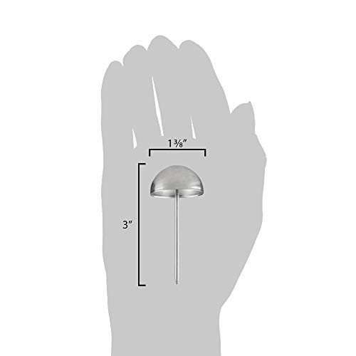 Set d'ongles de la fleur Ateco en forme d'hémisphère avec des dimensions de haute précision - 5