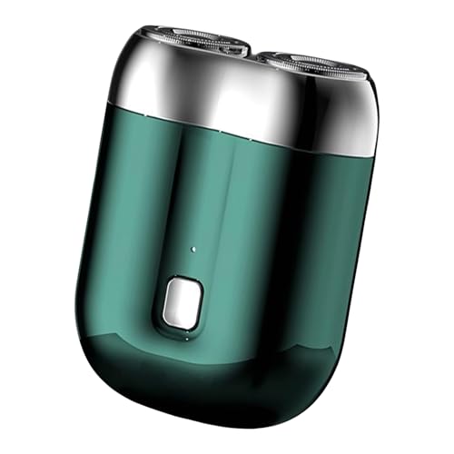 Afeitadora de viaje, pequeña maquinilla de afeitar portátil impermeable | Carga USB, cabeza seca y húmeda, afeitadora facial para ducha, avión, hogar, viajes, hombres, papá, marido, novio