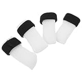 Toddmomy 4 Pièces Couvre-Pattes Antirayures pour Chat Bottines Protectrices Ajustables av...