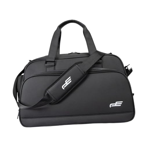 Travel Duffle Bag Carry on Overnight Bag Large Capacity Pouch Multipurpose Crossbody Bag Sports Gym Bag for Fitness Weekend(Black)