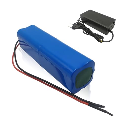 XSDAJSD Batería Recargable de Litio de 7,4 V, 10 000 mAh/12 800 mAh con Cargador de 5 A, Paquete de baterías de Iones de Litio para Coche, Barco, camión, truggy (7,4 V/10 Ah, T+CC)