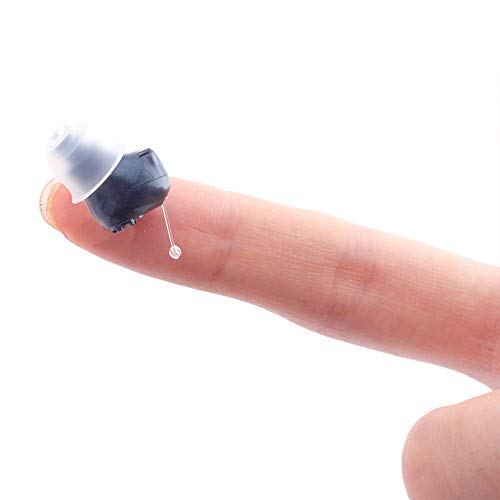 Scienlodic Mini Hearing Aids Battery Ear Sound Amplifier Invisible ITE Hearing Aid Hearing Mechanical for Deaf/Elderly