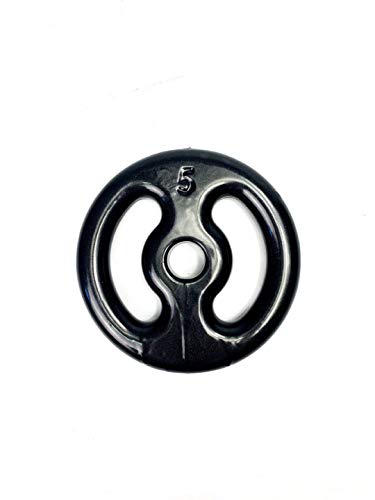 Anilha Emborrachada de 05kg Para Barras E Halteres Megagym