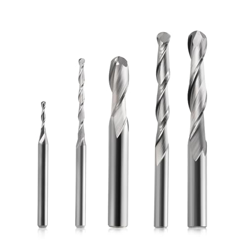 Fraise à bout sphérique pour gravure CNC nette sans éclats ni vibrations mécaniques