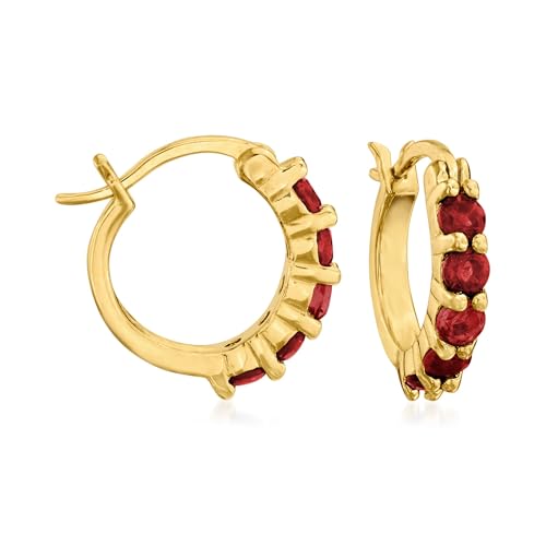 Ross-Simons Three Pair Gemstone Huggie Hoop Earrings3