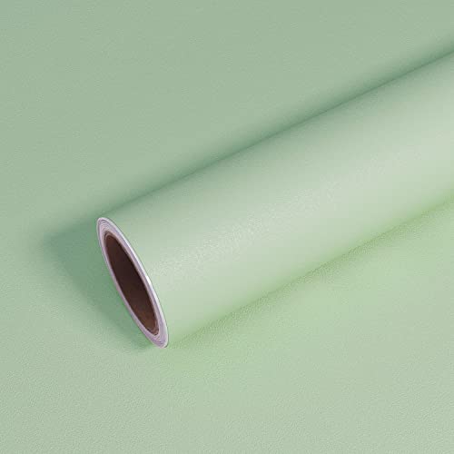 Papier peint vert 40x300 cm VEELIKE rouleau adhésif repositionnable - 2