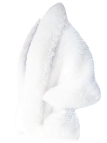 Generic Faux plush Shawl Wrap Scarf Concealed pocket with snap closure Perfect for wedding dinner and party favors