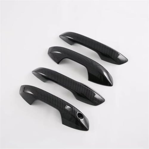 Cubierta de cuenco de puerta premium de carbono ABS para el coche BYD Atto 3 2021 2022