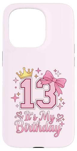 It's My 13th Birthday ���̎q �R�P�b�g���{�� �s���N 13�� �X�}�z�P�[�X iPhone 15 Pro �p