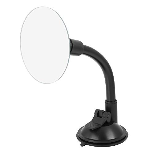 A ABSOPRO Blind Spot Adjustable Car Mirror Rotate Suction Cup Black Arm Rearview Mirror for All...