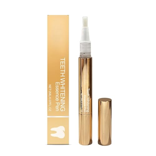 Teeth Whitening Gold Serum Pen,Teeth Stain Remover,CAE/Loria Teeth Whitening Pen,Tartar Remover for Teeth,Teeths Cold Serum P/ens,Extra Strength T/eeth Brightening P/en, Toothpaste