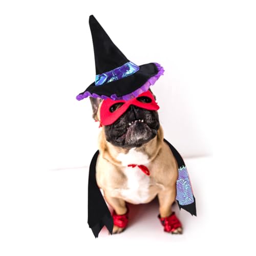 Disfraz de Mago para Perros Happyyami Talla L