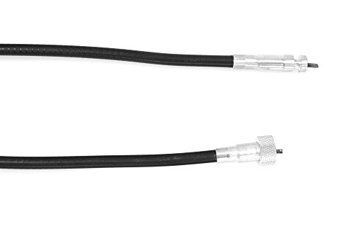 Câble tacho de vitesse flexible pour compteur de moto et scooter noir