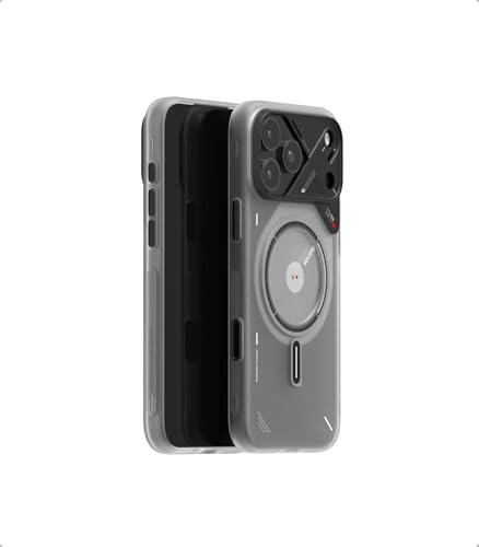 Aulumu CoolHyper - Funda térmica magnética para iPhone 17 Pro Max, con control de cámara, tecnología IMD, compatible con Magsafe, color blanco translúcido táctil