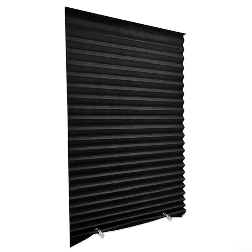 Persianas automáticas con bloqueo de luz para espacios de trabajo elegantes y productivos (60 x 180 cm)