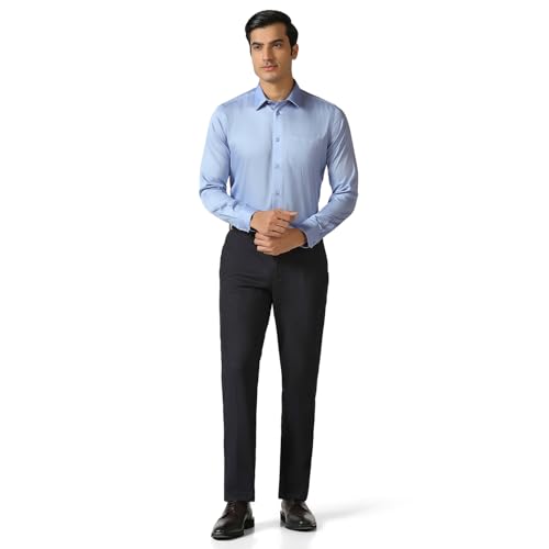 Image of blackberrys Men Non Iron Shirt with Smooth Finish, Full Sleeves and Balanced Tailoring | Suitable for Office Styling, Workplace Dressing and Professional Settings