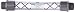 Koflo 1-40C-4-6-2 Clear PVC Schedule 40 Pipe Static Inline Mixer; 1