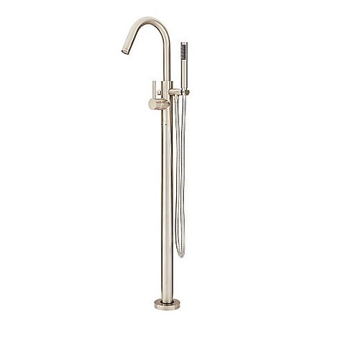 Pfister LG61MFK Modern Free Standing Tub Filler, Brushed Nickel
