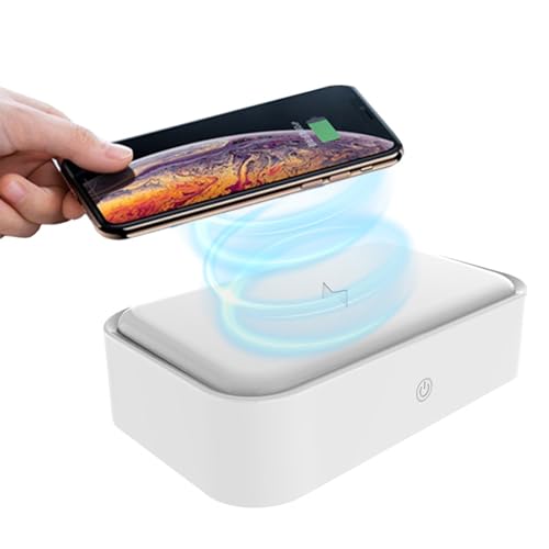 Ayaprak Limpador ultrassônico de joias, limpador ultrassônico profissional com UVC e 10W, máquina de