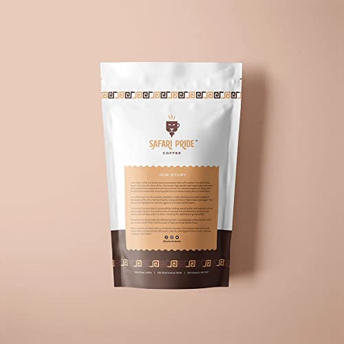 Safari Pride Coffee Dr Congo Lake Kivu Premium En Grano 12 oz miniatura 4