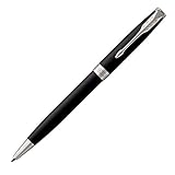 PARKER 1950881 Ballpoint Pen Sonnet Matte Black CT Medium Point, Oil Based in Gift Box