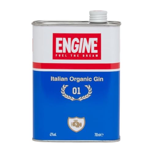 Ginebra Engine. Italian Organic Gin Lata Especial 70 cl