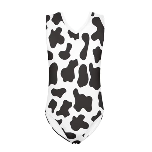 Image of KEIAHUAN Gymnastics Leotards for Girls Sleeveless Bodysuit Dance Leotards Performance Costume