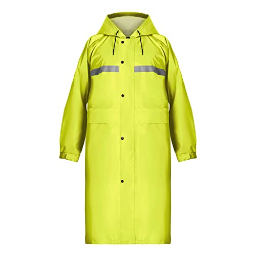 Coralrain Long Hooded Raincoat Safety Waterproof Emergency Rain Jacket Poncho
