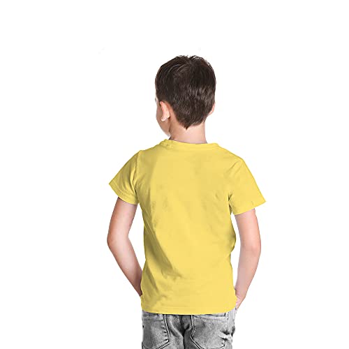 Image of Boy's Plain T-Shirt | Regular Slim Fit Solid T-Shirts | Cotton, Round Neck, Half Sleeve, Ultra Soft | Casual Smart Look Kids T Shirts - Pack of 1