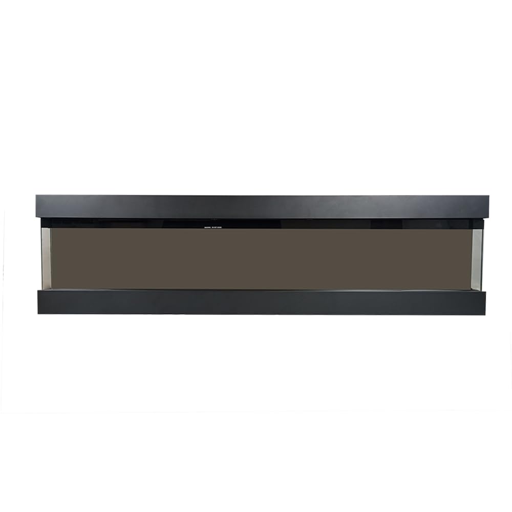 Camino elettrico VELAR | Caminetto a parete da incasso | Stufa ventilata da 750W/1500W a basso consumo, con telecomando, timer, decorazione di tronchi e cristalli (Nero, 182cm)