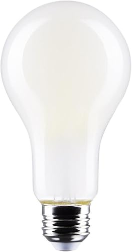 Satco Lámpara de repuesto LED de base media E26 de 18.5 W, 3000 K, 5.2 pulgadas de largo y 2.76 pulgadas de ancho