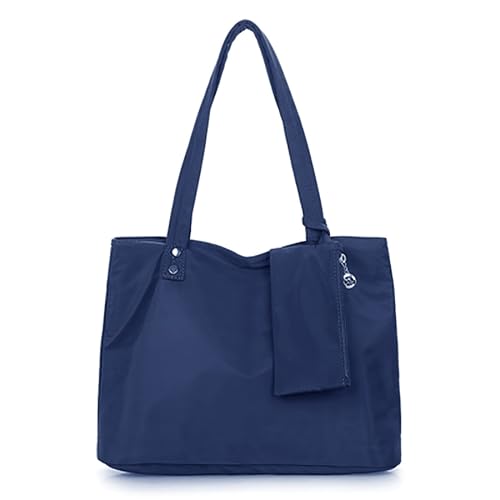 Women Multi Pocket Tote Bag Waterproof Nylon Shoulder Bags Travel Handbags Ladies Satchel Purse Laptop Bags