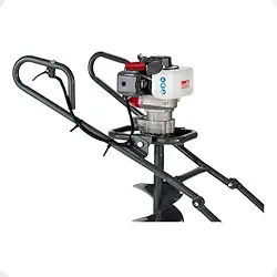 Perfurador de Solo a Gasolina BRANCO BPS52 com Carrinho Quadro de Transporte - Ergonomia e Eficiência para Perfurações