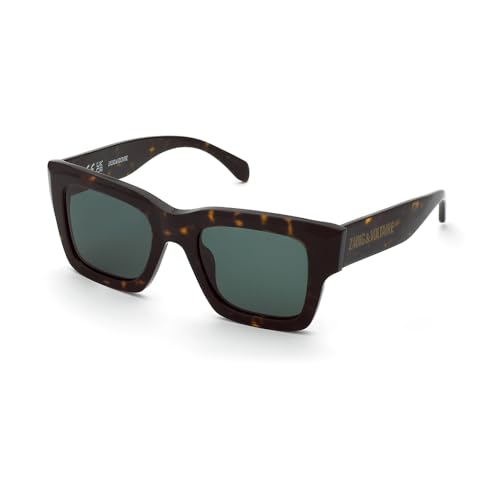 ZADIG&VOLTAIRE SZV421 Gafas, Shiny Dark Havana, 50/21/140 para Mujer