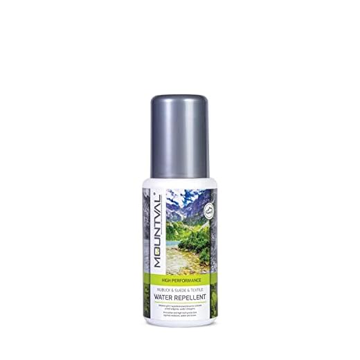 Mountval Vattenavvisande, vattenavvisande impregnering för mocka, nubuckläder och textil, transparent (neutral), 100,00 ml