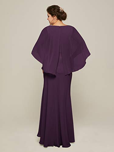 mother of the bride dress with cape