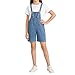 Short Overalls Cute Denim Overall Shorts for Girls Trendy Infant And Toddler Bibs Short Overall With Pockets St. Patricks Day Clothes 5-6 Years Blue