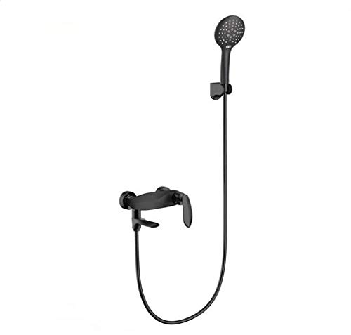 Robinets muraux baignoire noire pour une salle de bain moderne et relaxante