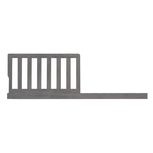 Image of Toddler Bed Safety Guard Rail for Evolur Baby Convertible Cribs - Solid Wood Rail for Convertible Crib to Toddler Bed Conversion - Safety Bed Rail for Children (Storm Grey, Model 846)