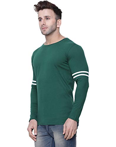 Image of Farbot Men's Regular Fit T-Shirt (FAR 005 S Green Small)