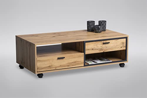 M2 Kollektion Couchtisch Panama in braun, B/H/T = 120x40x60cm