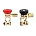 Car Terminal Link Switch Quick Cut-Off Disconnect Isolator Switch Truck Parts Disconnector Auto Accessories(Red)