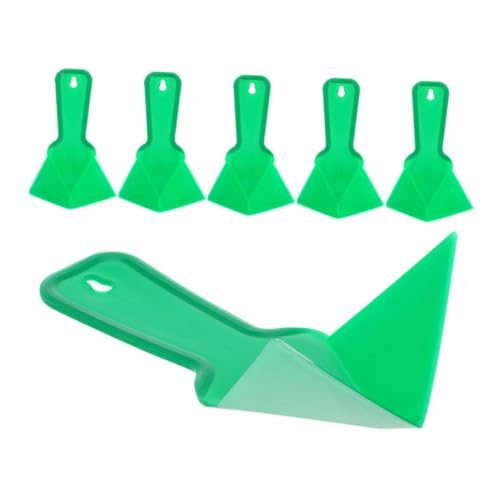 Uonlytech Herramienta Para Raspar Esquinas De Plástico 6 Piezas Para Interior y Exterior, Llana Para Esquinas Pequeña Verde, Herramienta Para Acabado De Paneles De Yeso y Estuco