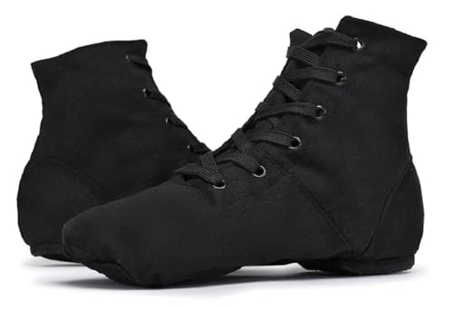 Image of Canvas Jazz Dance Boots Ballet Dancing Sneakers for Adult Men Women