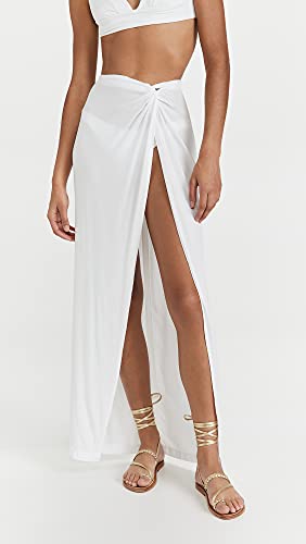 L*Space Women's Mia Cover Up, White, L #TOP1