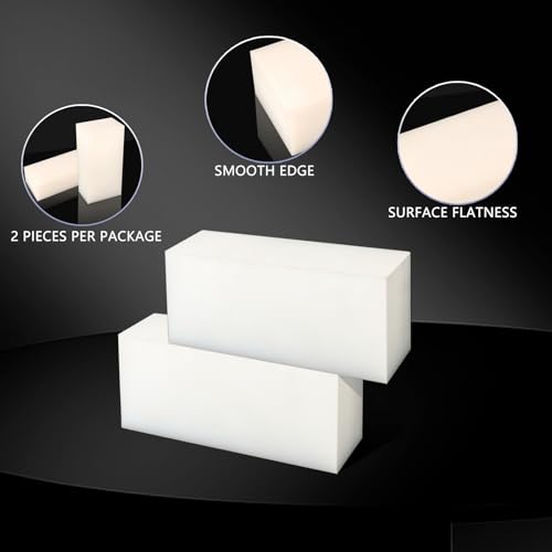 Bloques HDPE Rectangulares 2"x6"x3" 2 Piezas miniatura 3