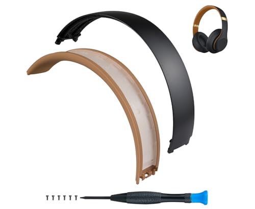 SOPROM Bandeau Headband de Rechange pour Beats Studio 2 & Studio 3 Wired &Wireless Headphones Casque(Studio 3-Noir de Minuit)
