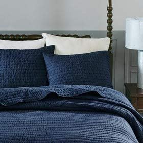 Boat Bedding - Universal V Berth Quilt Cover Set 3PCS - Fits all Sailboats under 40 Feet And Smaller Motor Boat V Berths - Great Gift For Boaters! (Navy)