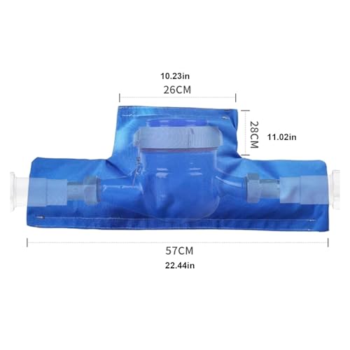 Cubierta para medidor de agua: evita heladas y roturas con este aislante impermeable de algodón 3