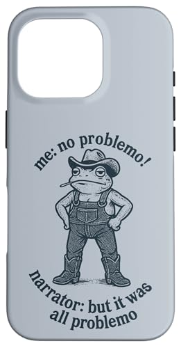 Western Frog Meme Me No Problem i[^[ JE{[C X}zP[X iPhone 16 Pro p
